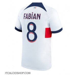 Paris Saint-Germain Fabian Ruiz #8 Seconda Maglia 2023-24 Manica Corta